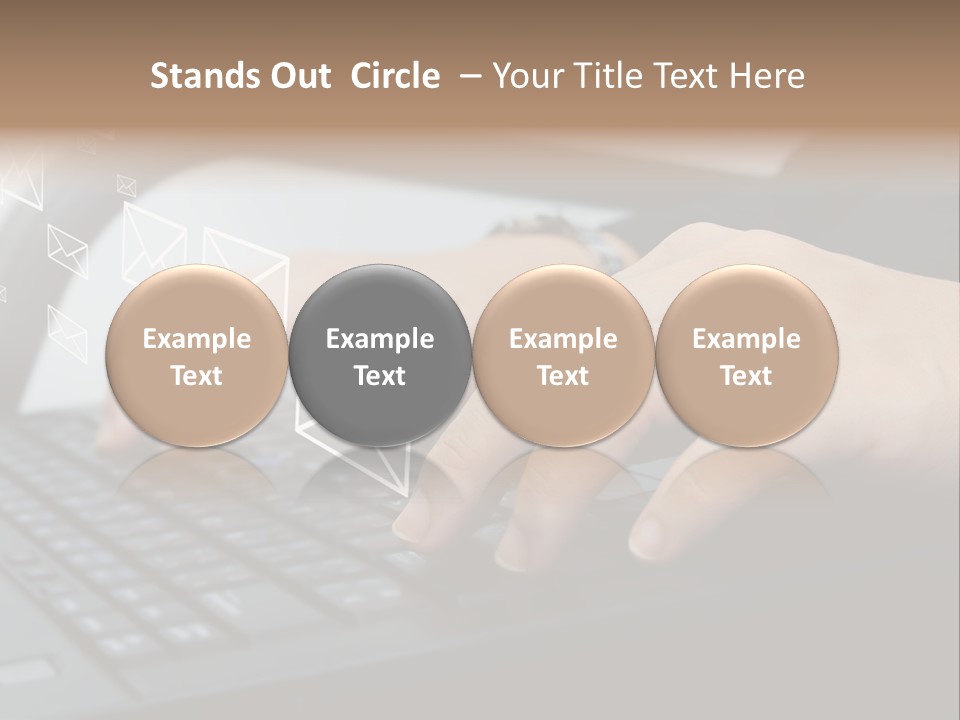 Communication Type Finger PowerPoint Template