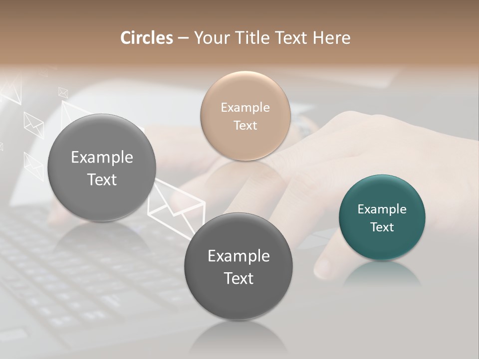 Communication Type Finger PowerPoint Template