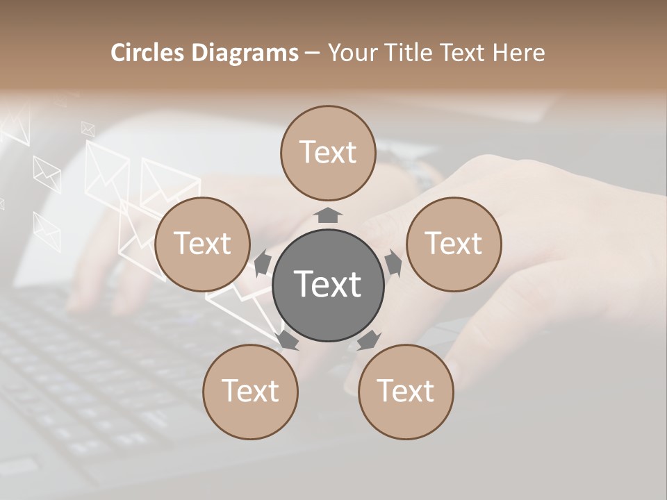 Communication Type Finger PowerPoint Template