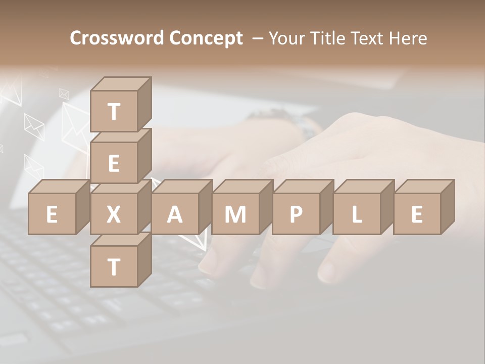 Communication Type Finger PowerPoint Template
