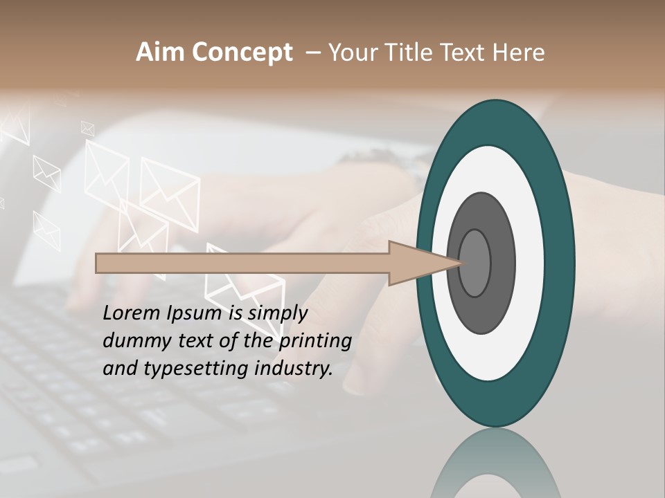 Communication Type Finger PowerPoint Template