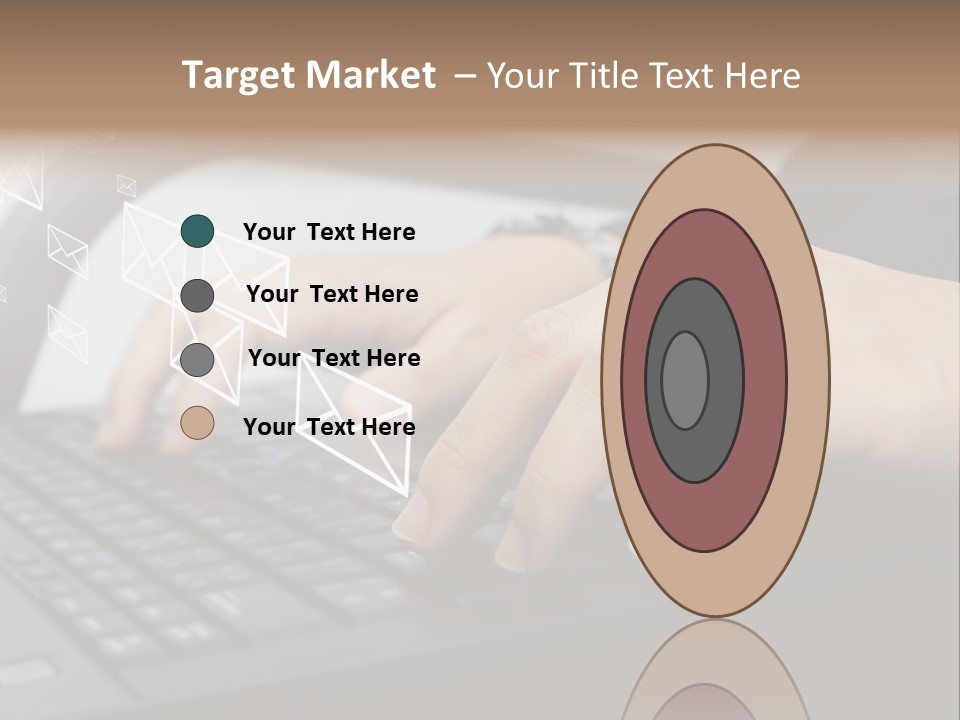 Communication Type Finger PowerPoint Template