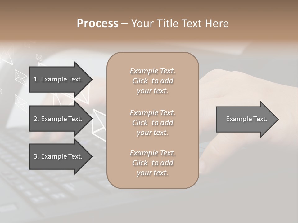 Communication Type Finger PowerPoint Template