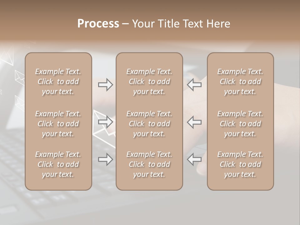 Communication Type Finger PowerPoint Template