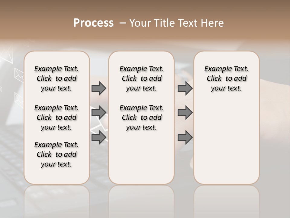 Communication Type Finger PowerPoint Template