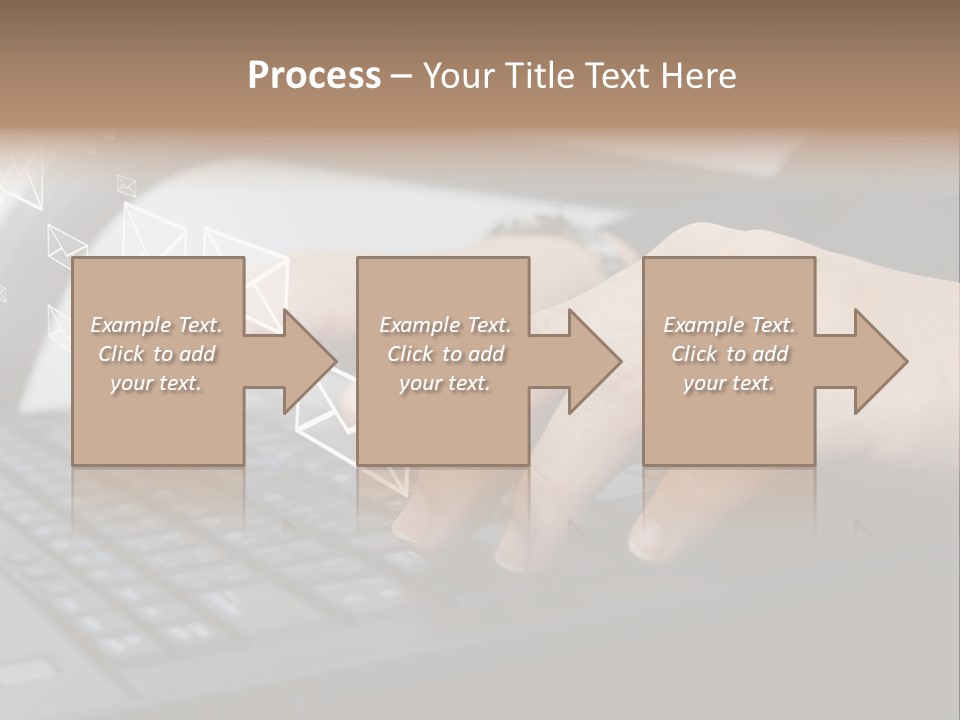 Communication Type Finger PowerPoint Template