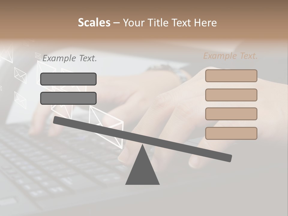 Communication Type Finger PowerPoint Template
