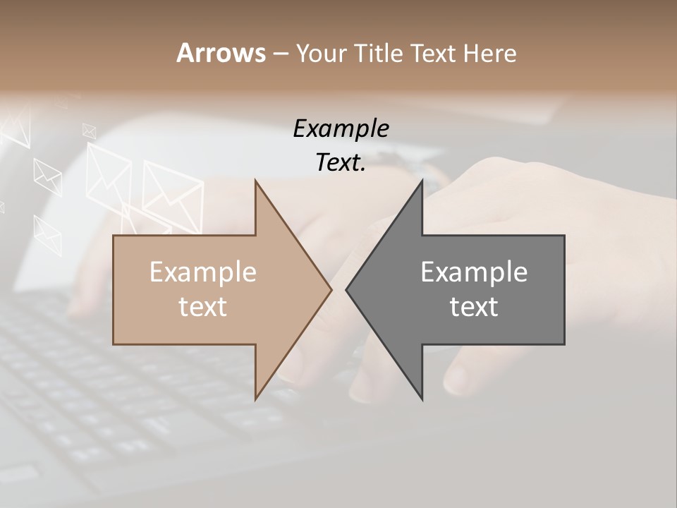 Communication Type Finger PowerPoint Template
