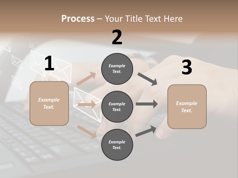 Communication Type Finger PowerPoint Template