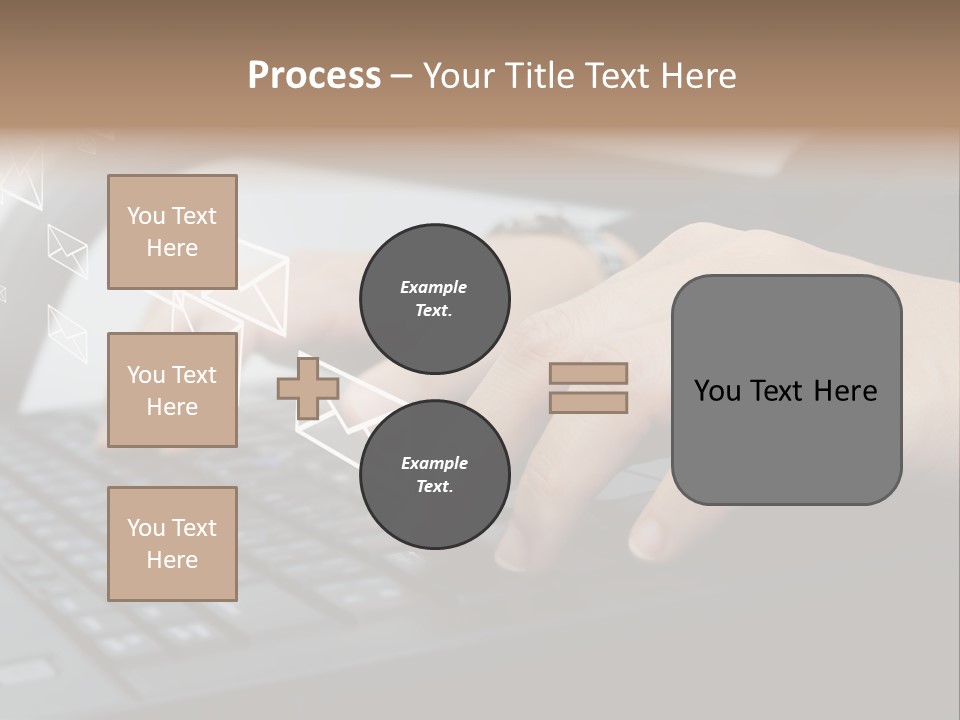 Communication Type Finger PowerPoint Template