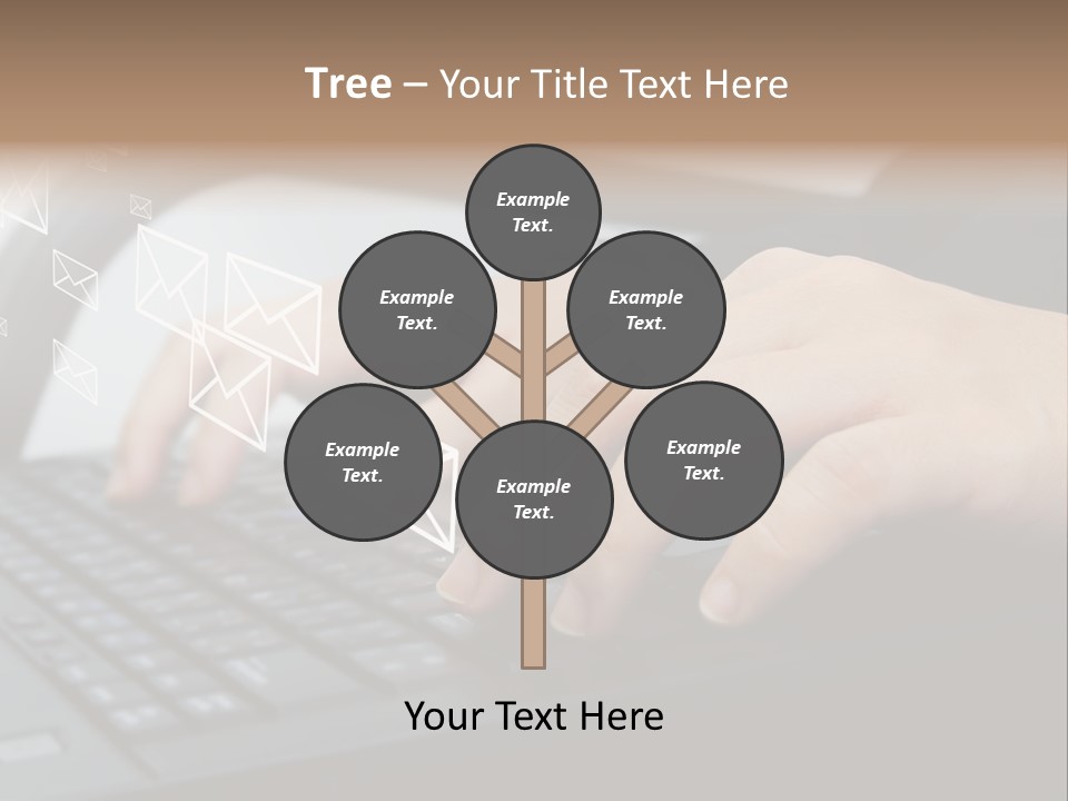 Communication Type Finger PowerPoint Template