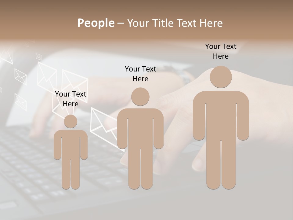 Communication Type Finger PowerPoint Template