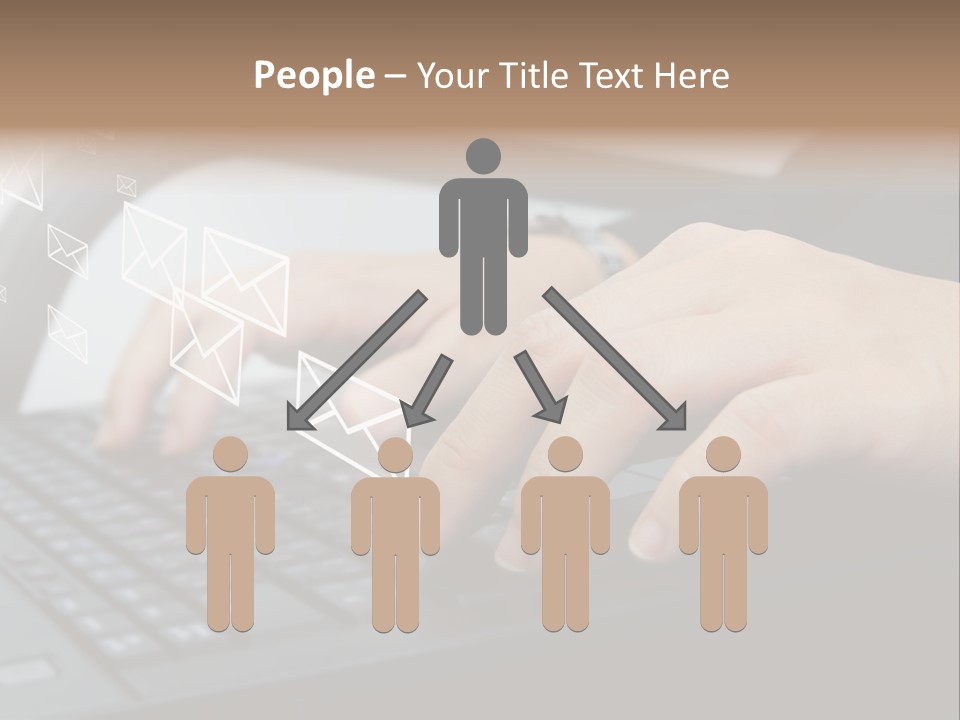 Communication Type Finger PowerPoint Template