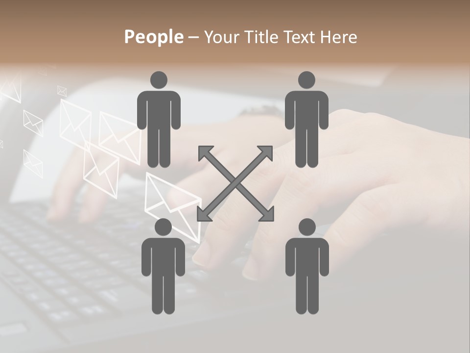 Communication Type Finger PowerPoint Template