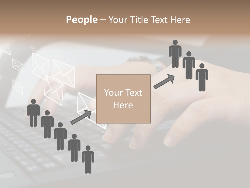 Communication Type Finger PowerPoint Template