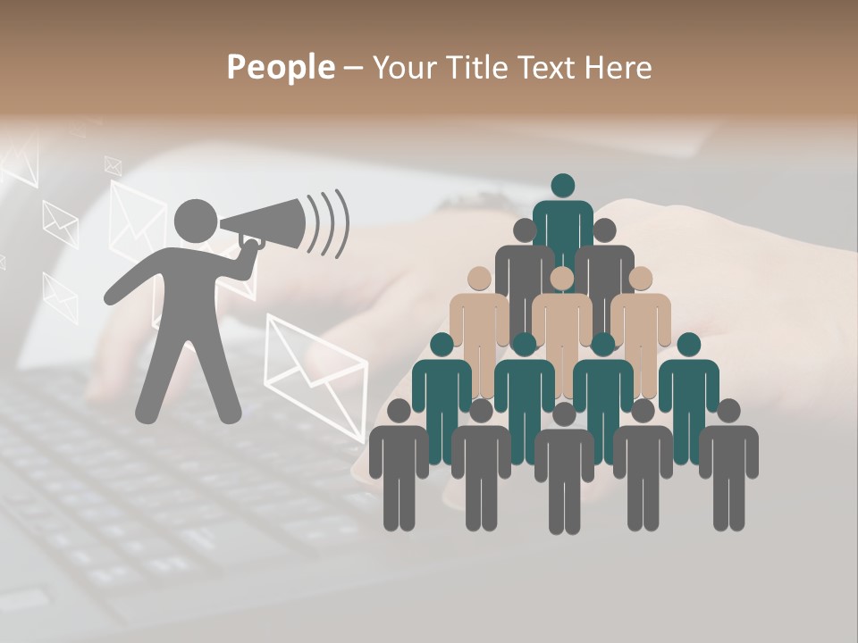 Communication Type Finger PowerPoint Template