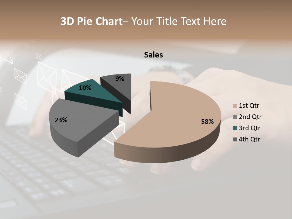 Communication Type Finger PowerPoint Template