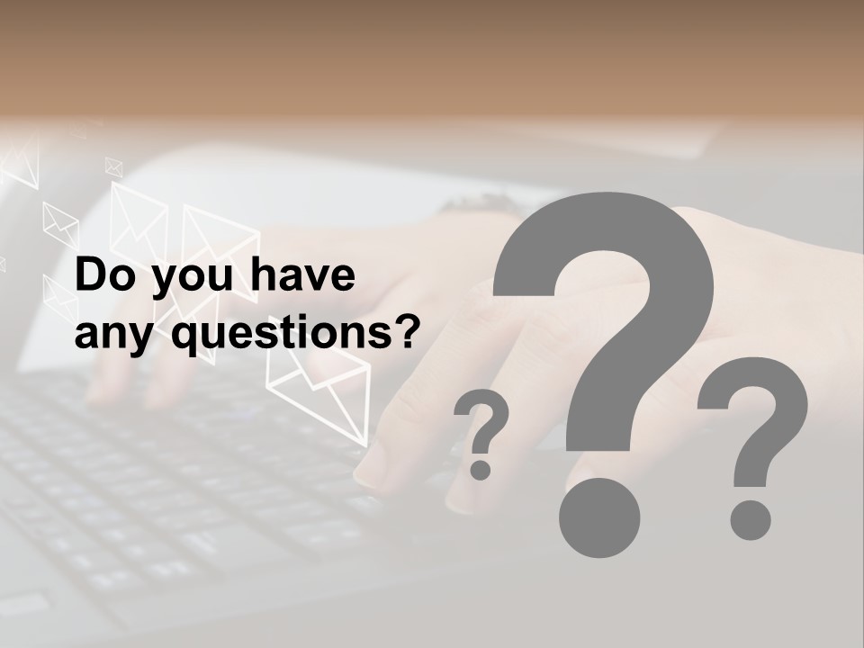 Communication Type Finger PowerPoint Template