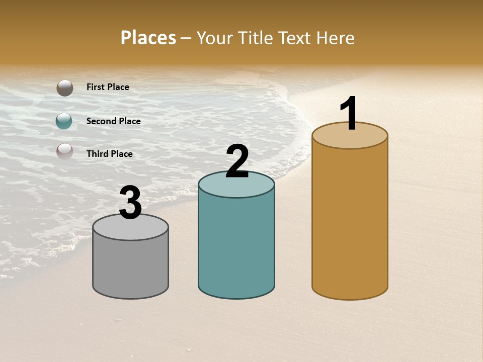 Texture Warm Foam PowerPoint Template