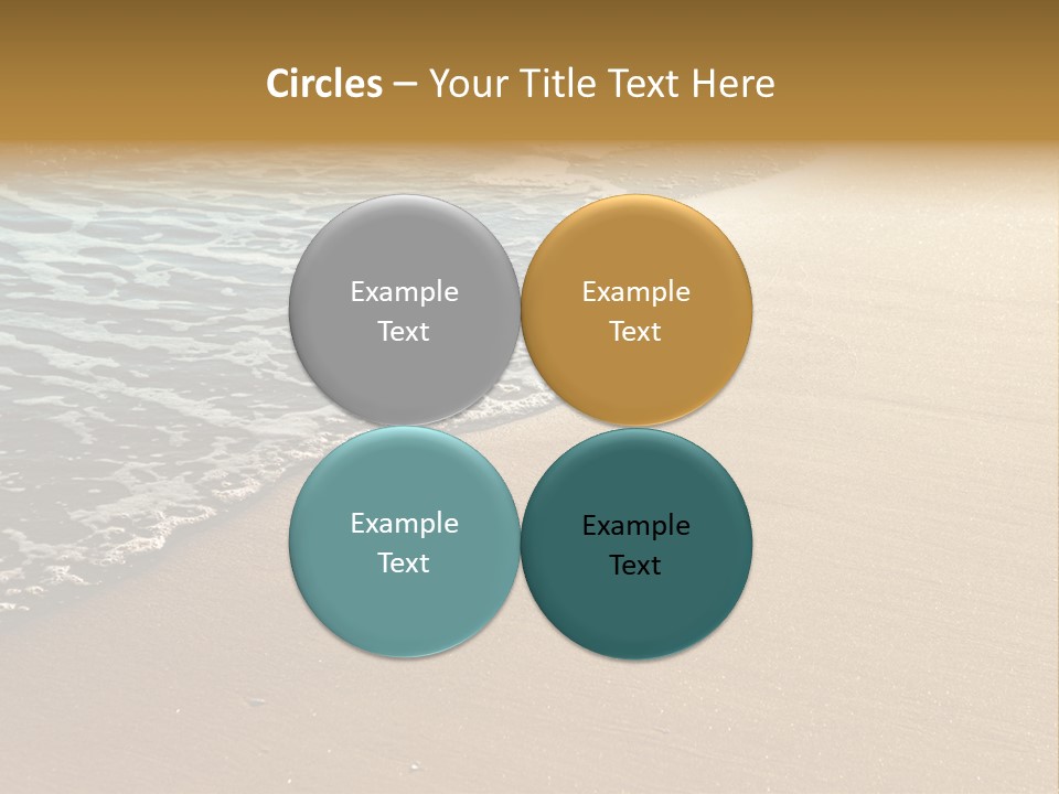 Texture Warm Foam PowerPoint Template