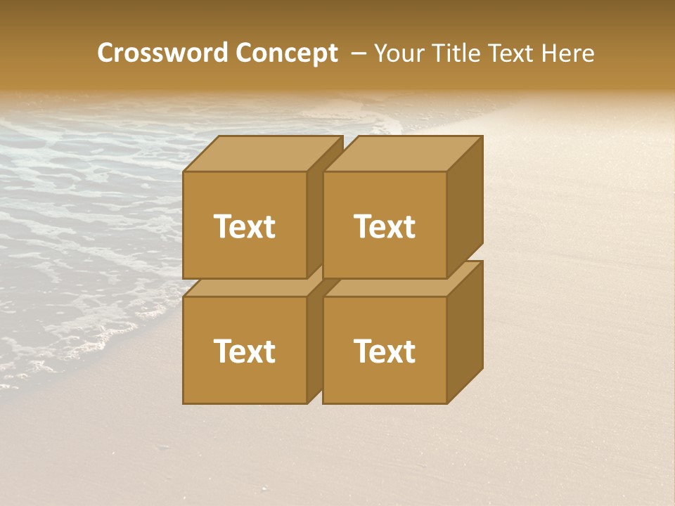 Texture Warm Foam PowerPoint Template
