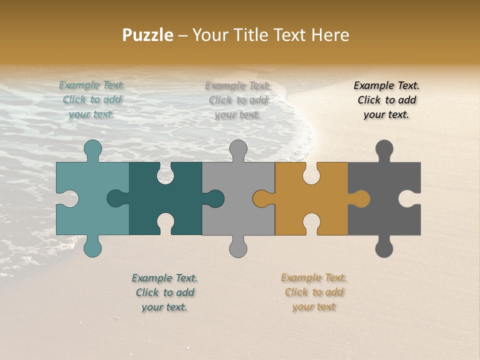 Texture Warm Foam PowerPoint Template