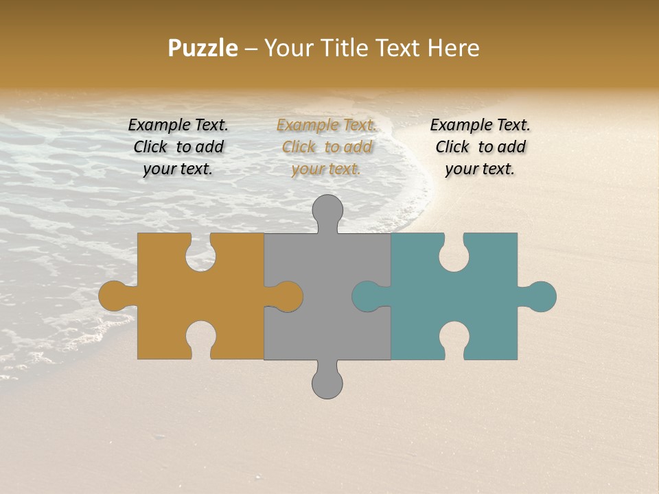 Texture Warm Foam PowerPoint Template