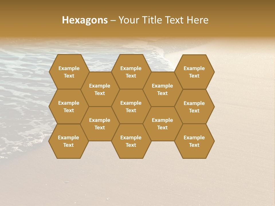 Texture Warm Foam PowerPoint Template