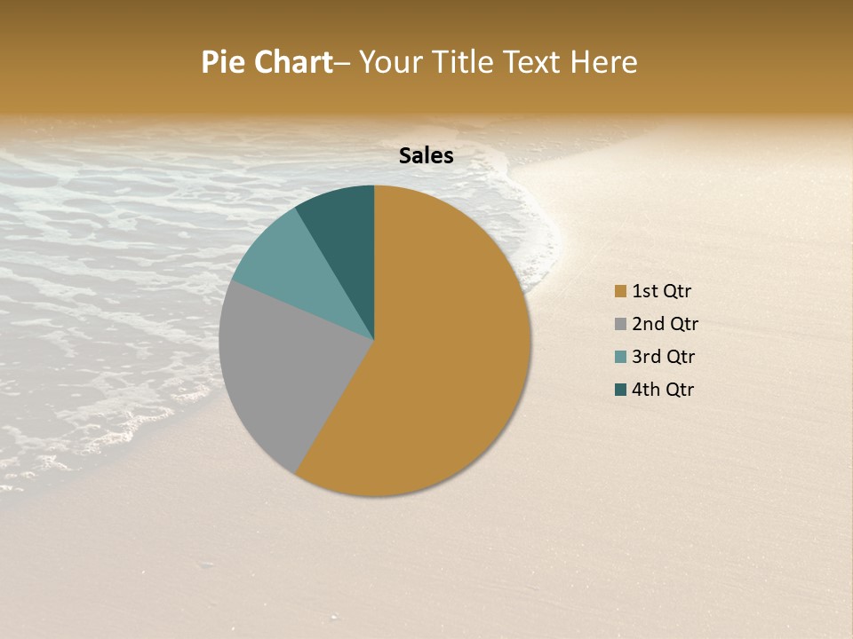 Texture Warm Foam PowerPoint Template