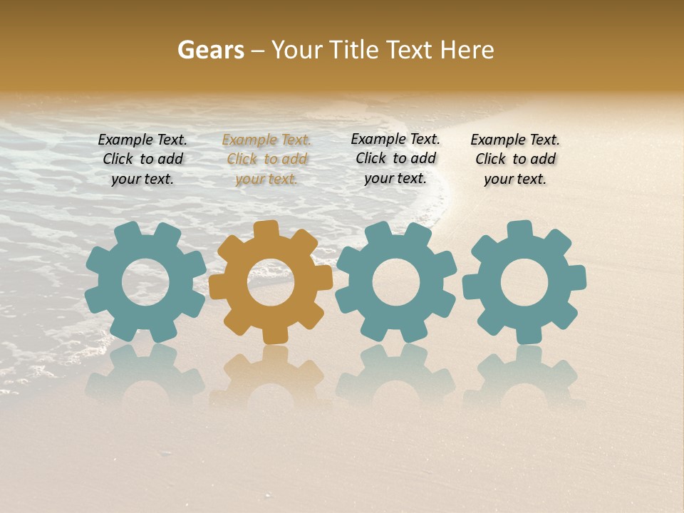 Texture Warm Foam PowerPoint Template