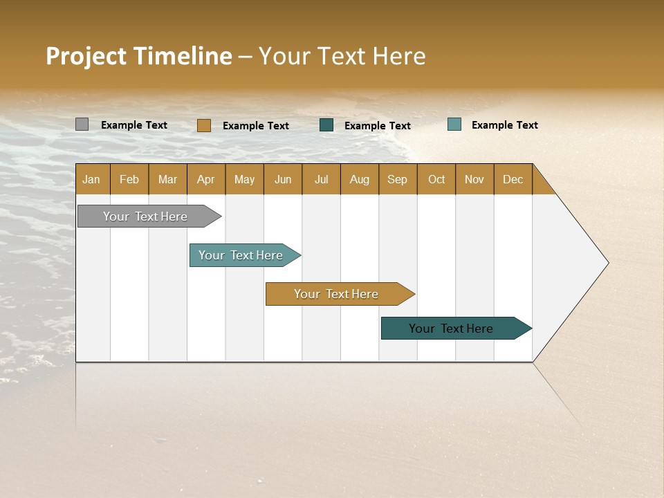 Texture Warm Foam PowerPoint Template