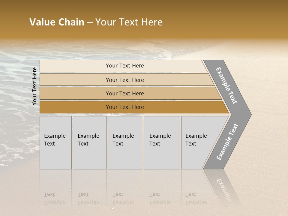 Texture Warm Foam PowerPoint Template