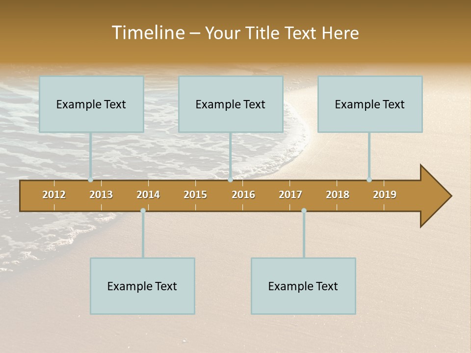 Texture Warm Foam PowerPoint Template