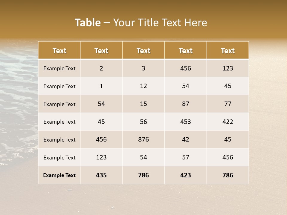 Texture Warm Foam PowerPoint Template