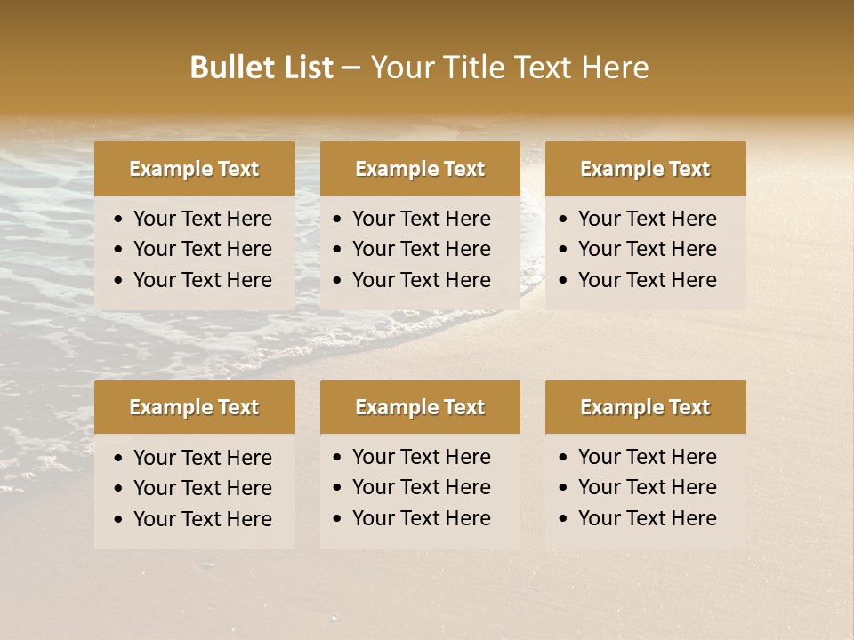 Texture Warm Foam PowerPoint Template