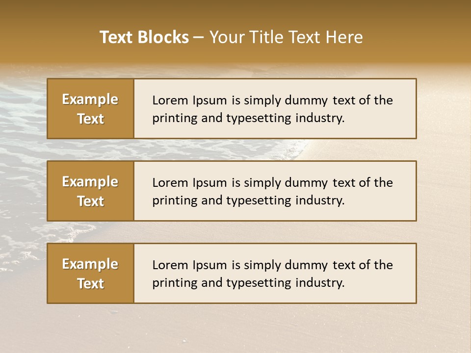 Texture Warm Foam PowerPoint Template