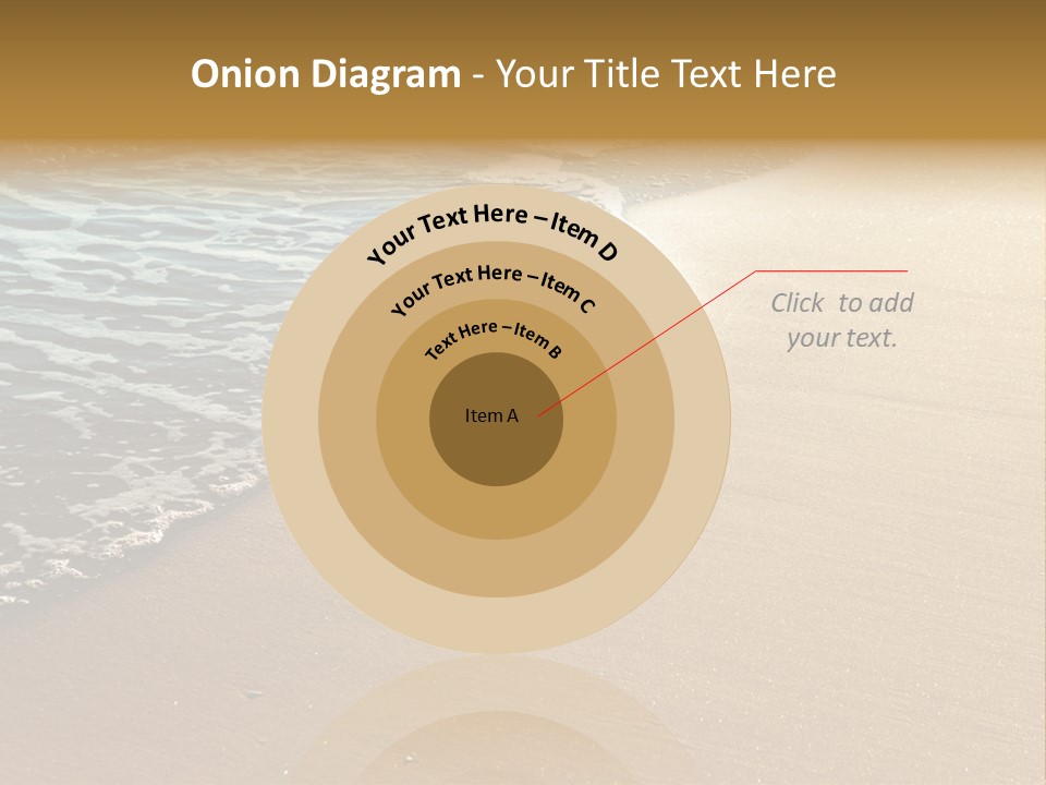 Texture Warm Foam PowerPoint Template