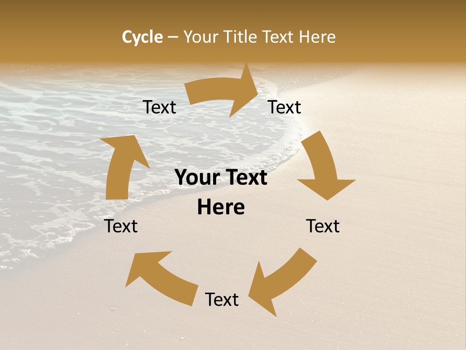 Texture Warm Foam PowerPoint Template