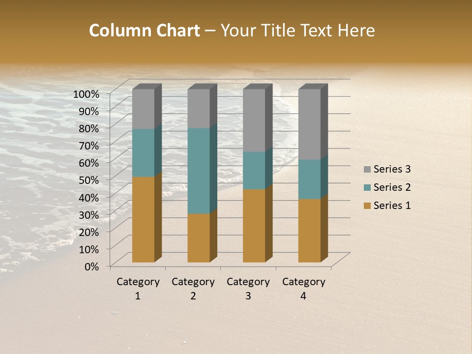 Texture Warm Foam PowerPoint Template