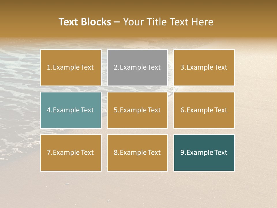 Texture Warm Foam PowerPoint Template