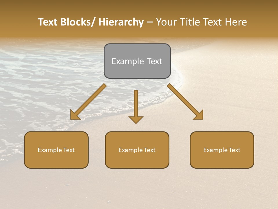 Texture Warm Foam PowerPoint Template