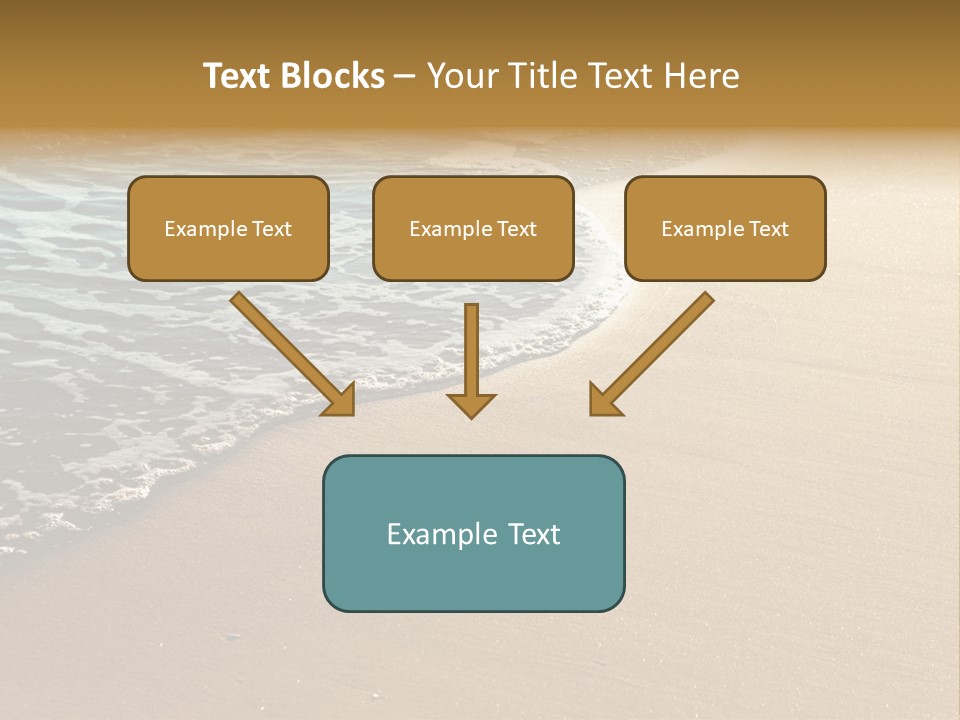 Texture Warm Foam PowerPoint Template