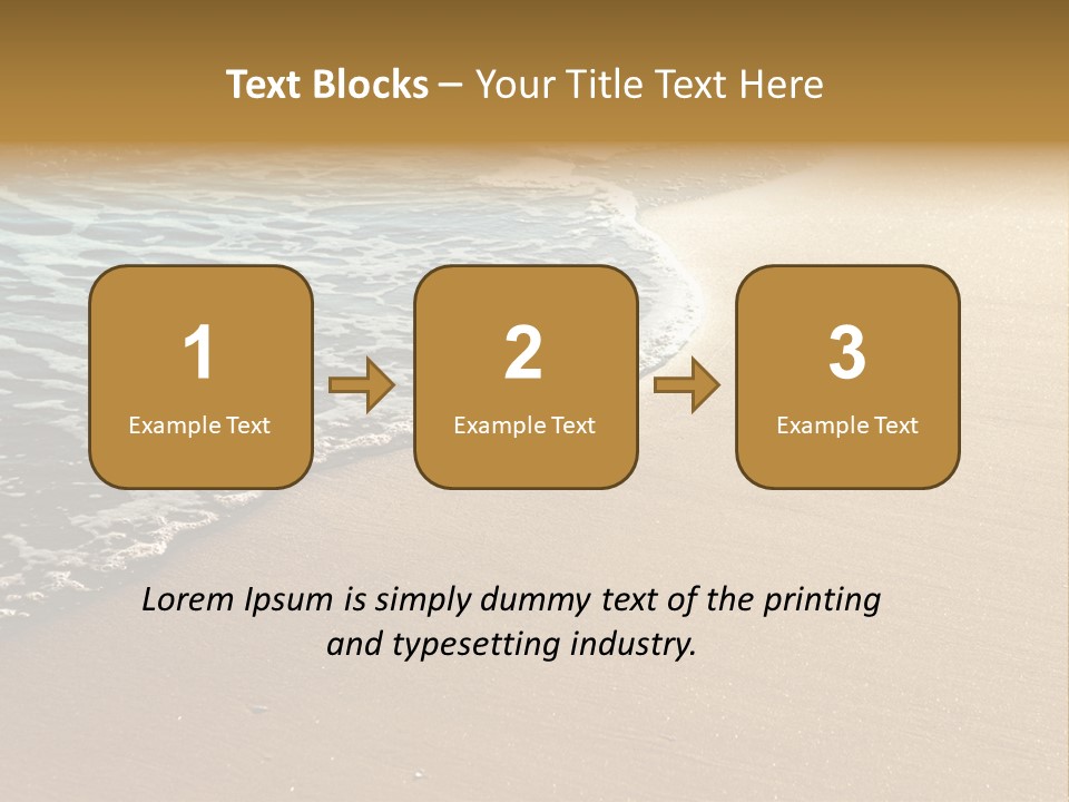 Texture Warm Foam PowerPoint Template