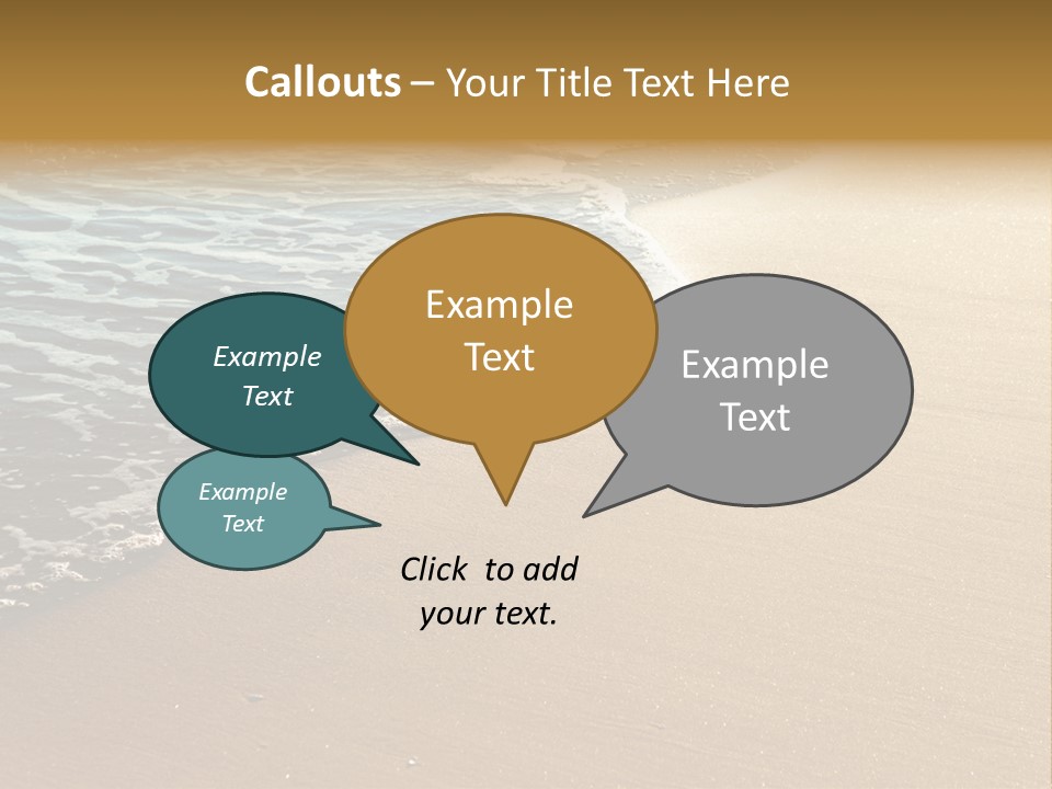 Texture Warm Foam PowerPoint Template