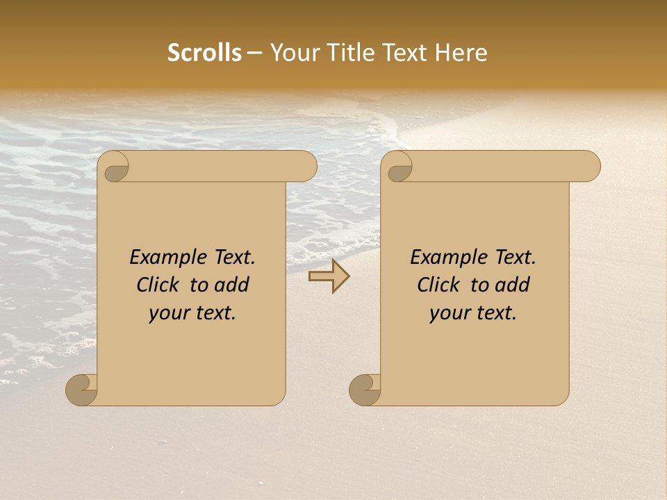 Texture Warm Foam PowerPoint Template