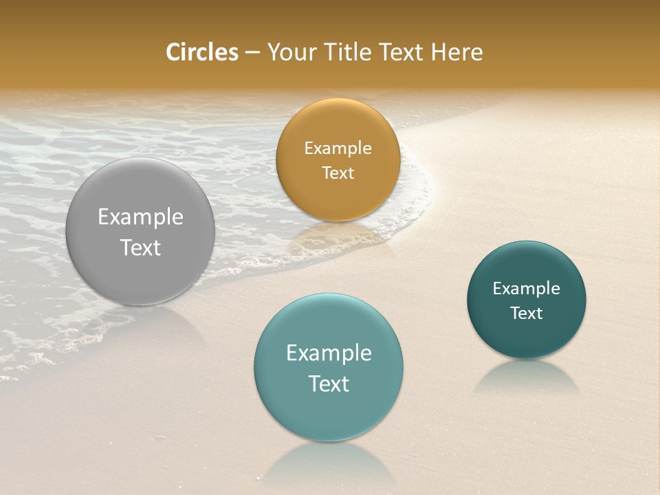 Texture Warm Foam PowerPoint Template