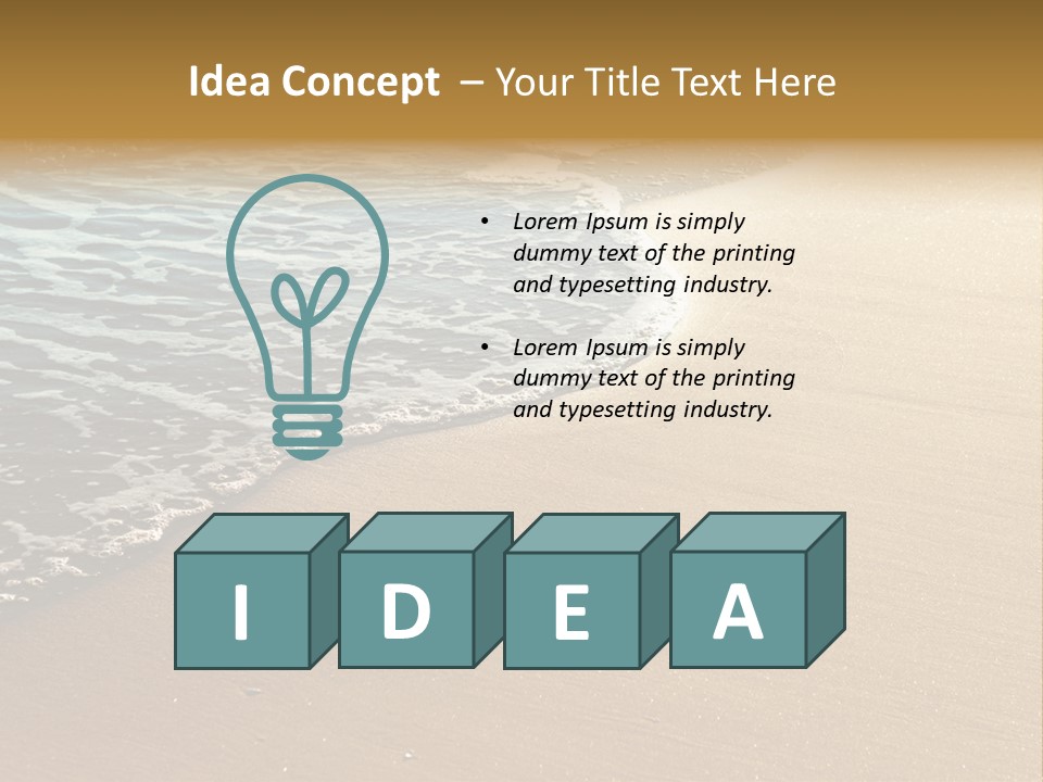 Texture Warm Foam PowerPoint Template