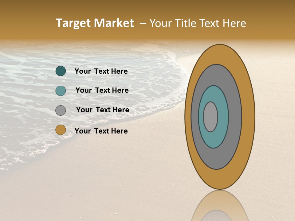 Texture Warm Foam PowerPoint Template