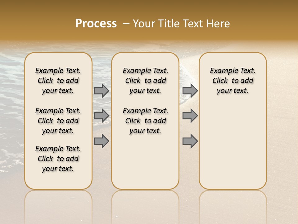 Texture Warm Foam PowerPoint Template
