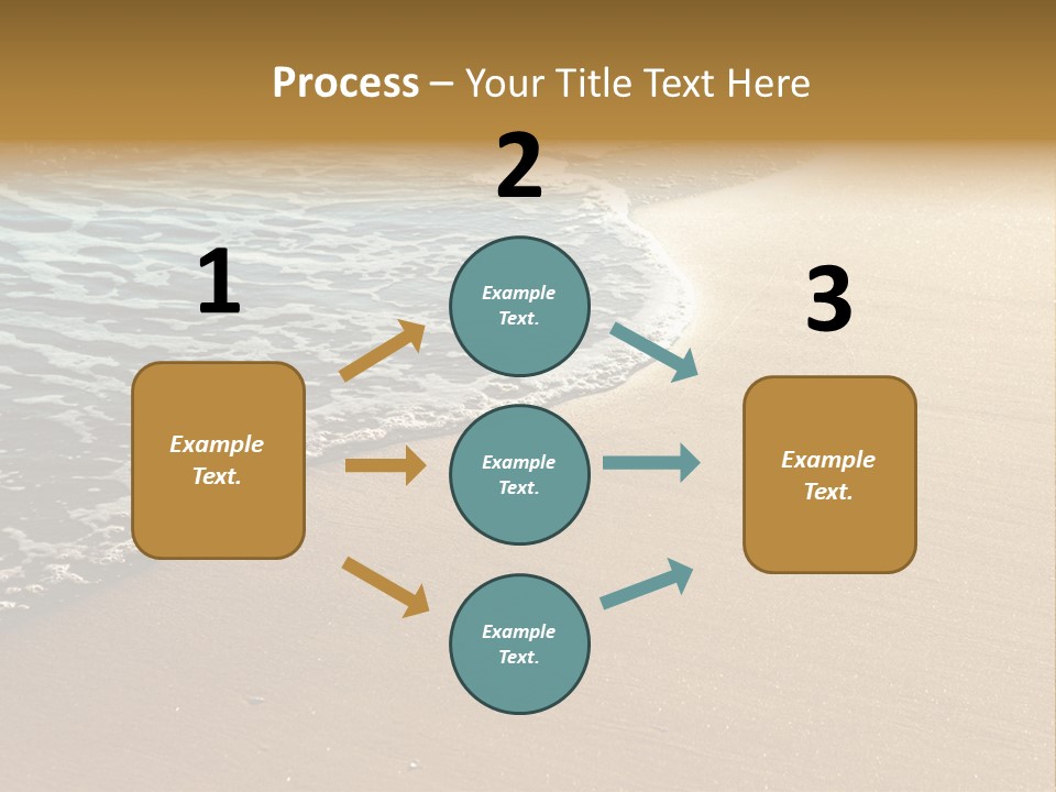 Texture Warm Foam PowerPoint Template